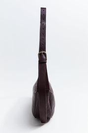 St. Agni Bordeaux Adjustable Crescent Bag