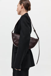St. Agni Bordeaux Adjustable Crescent Bag