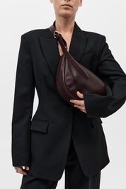St. Agni Bordeaux Adjustable Crescent Bag