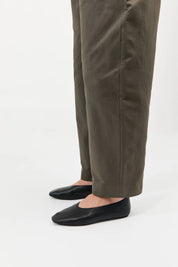 St. Agni Black Soft Glove Ballet Flat