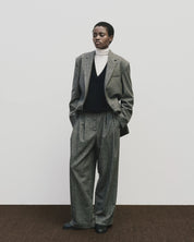 Mijeong Park Gray Wool Wide Leg Pants