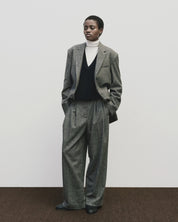 Mijeong Park Gray Wool Oversized  Blazer