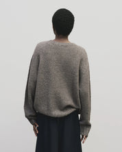 Mijeong Park Gray Alpaca Sweater