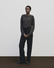 Mijeong Park Charcoal Wool Jersey Shirt