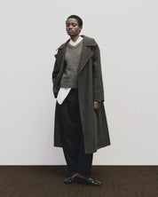 Mijeong Park Brown Belted Wool Coat