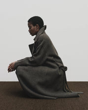 Mijeong Park Brown Belted Wool Coat