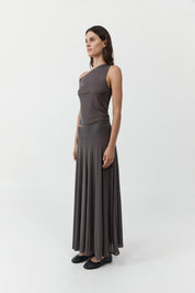 St. Agni Soot Fluid Jersey Skirt