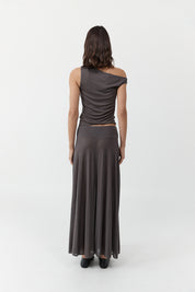 St. Agni Soot Fluid Jersey Skirt