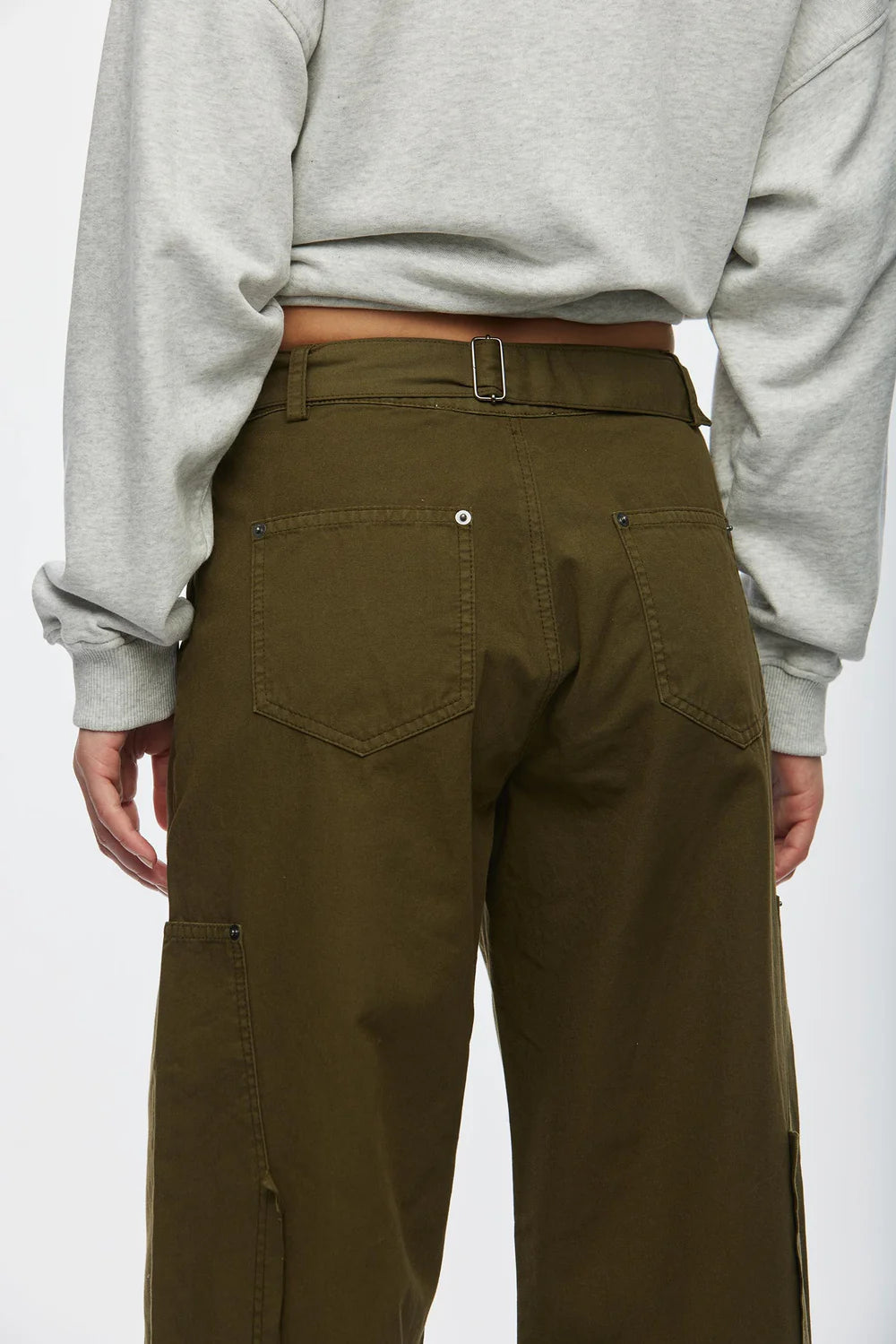 Oval Square Dark Olive Pete Utility Pants