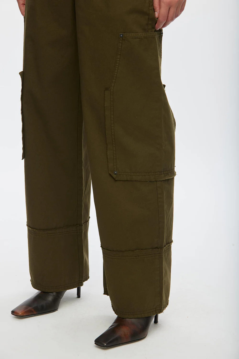 Oval Square Dark Olive Pete Utility Pants