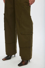 Oval Square Dark Olive Pete Utility Pants