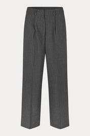 Oval Square Dark Gray Pinstripe Rowy Trousers