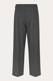 Oval Square Dark Gray Pinstripe Rowy Trousers