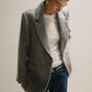 Gray Wool Blend Kindra Coat