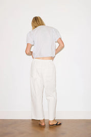 Deiji Studios White Square Pocket Pant