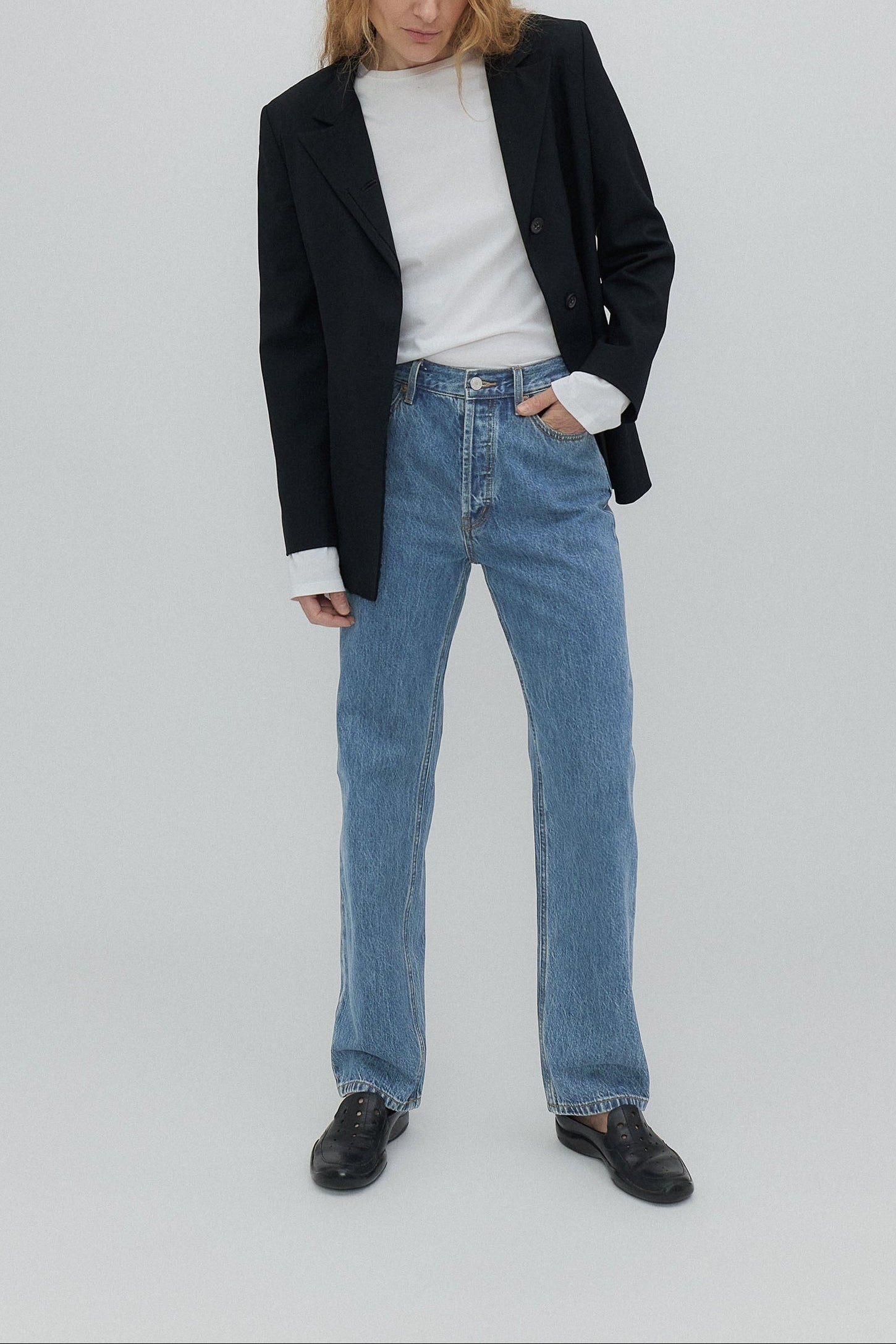 Still Here Childhood Jean in Classic Blue