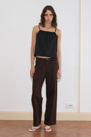 Deiji Studios Dark Brown Pocket Jean