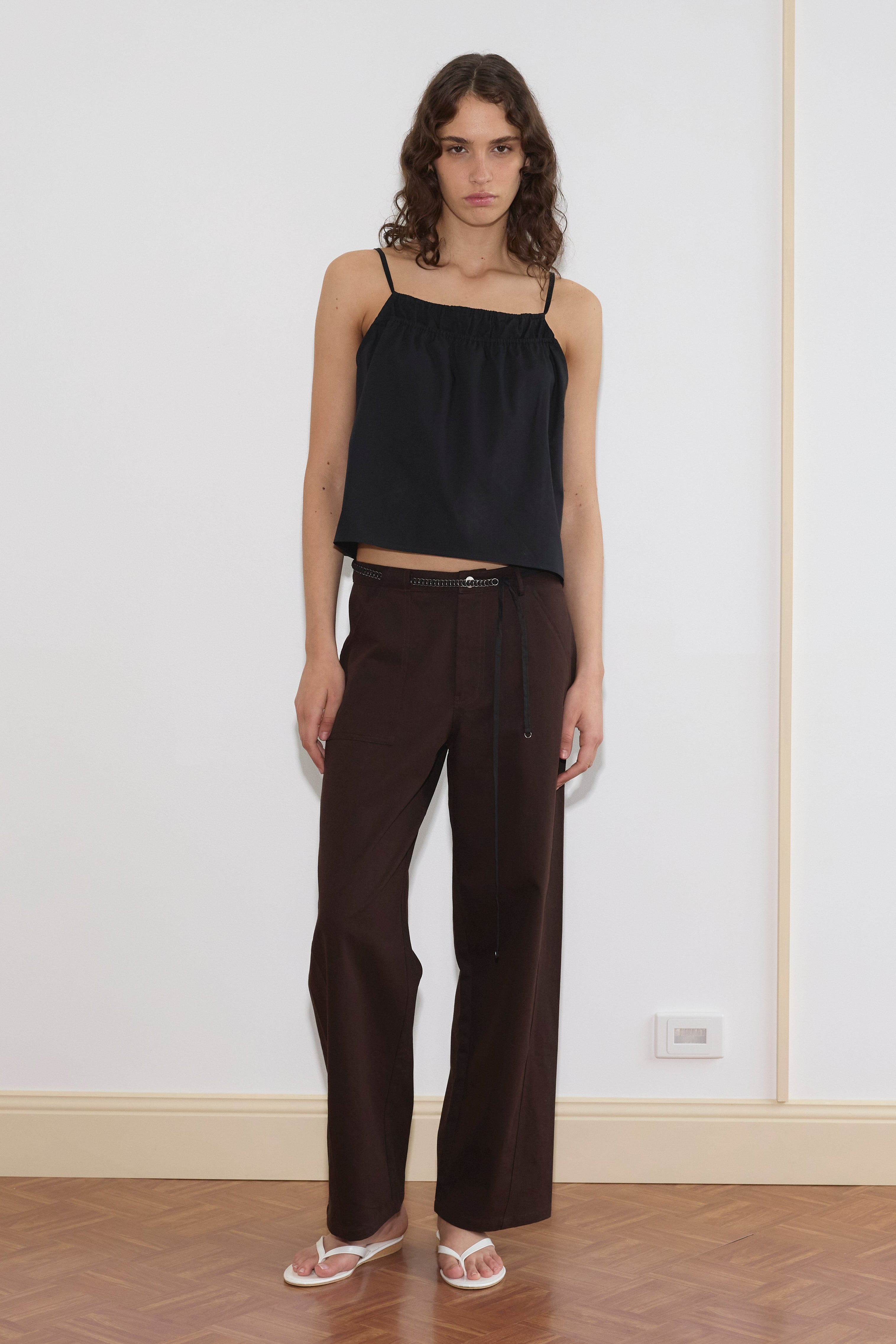 Deiji Studios Dark Brown Pocket Jean