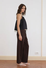 Deiji Studios Dark Brown Pocket Jean