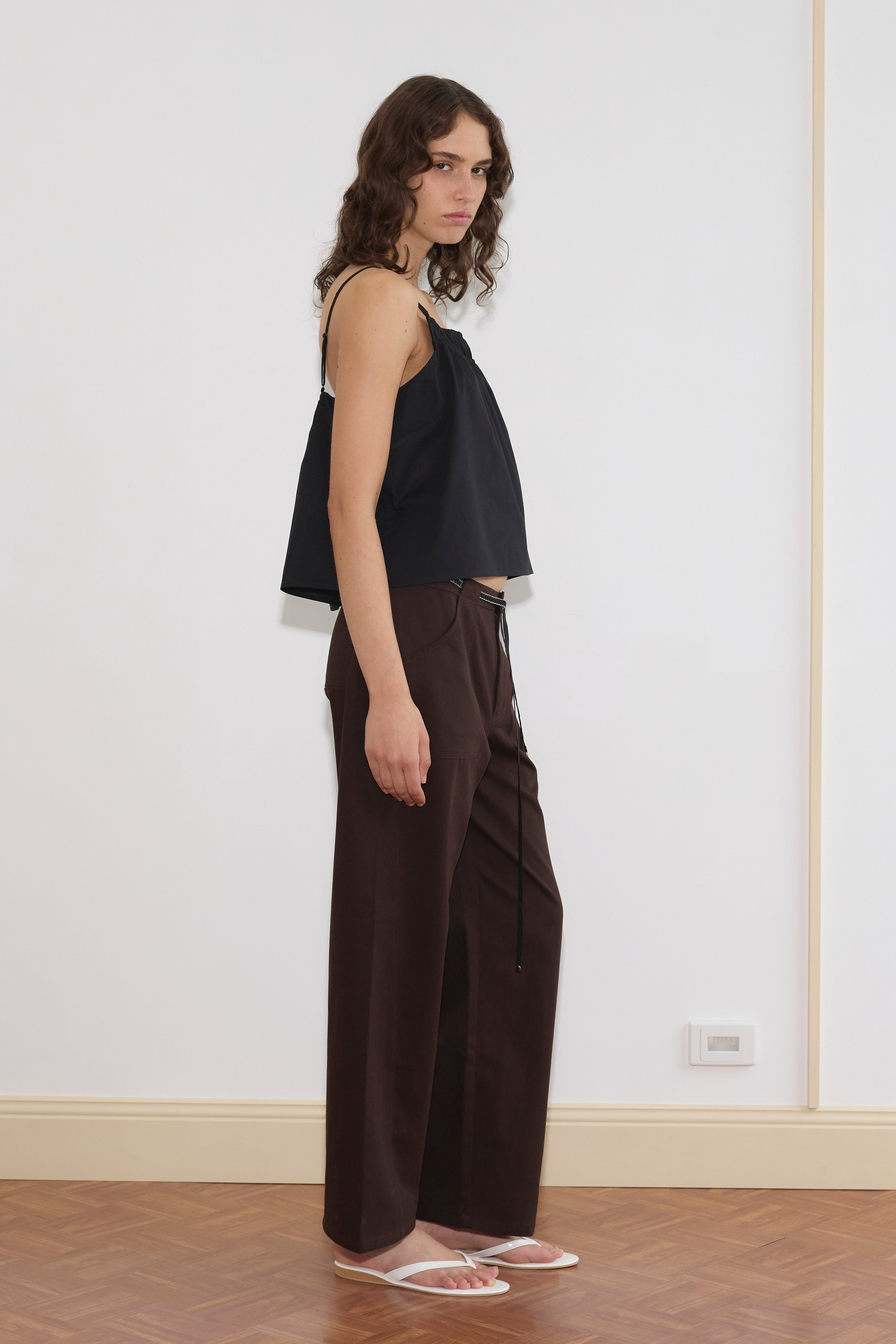 Deiji Studios Dark Brown Pocket Jean