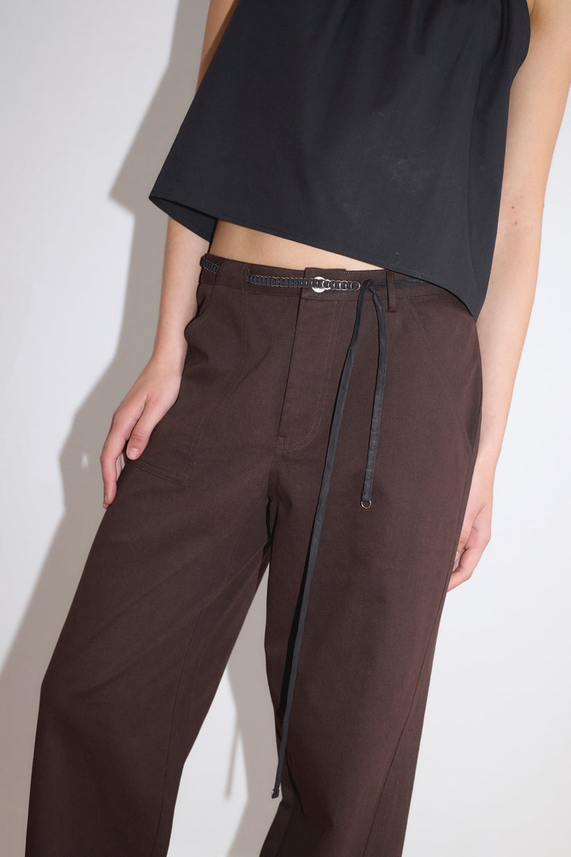 Deiji Studios Dark Brown Pocket Jean