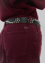 Still Here Everyday Jeans in Burgundy