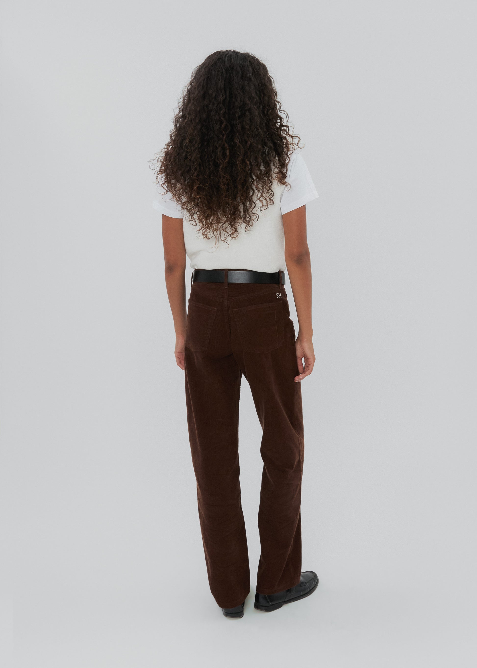 Still Here Everyday Jeans in Chocolate Corduroy