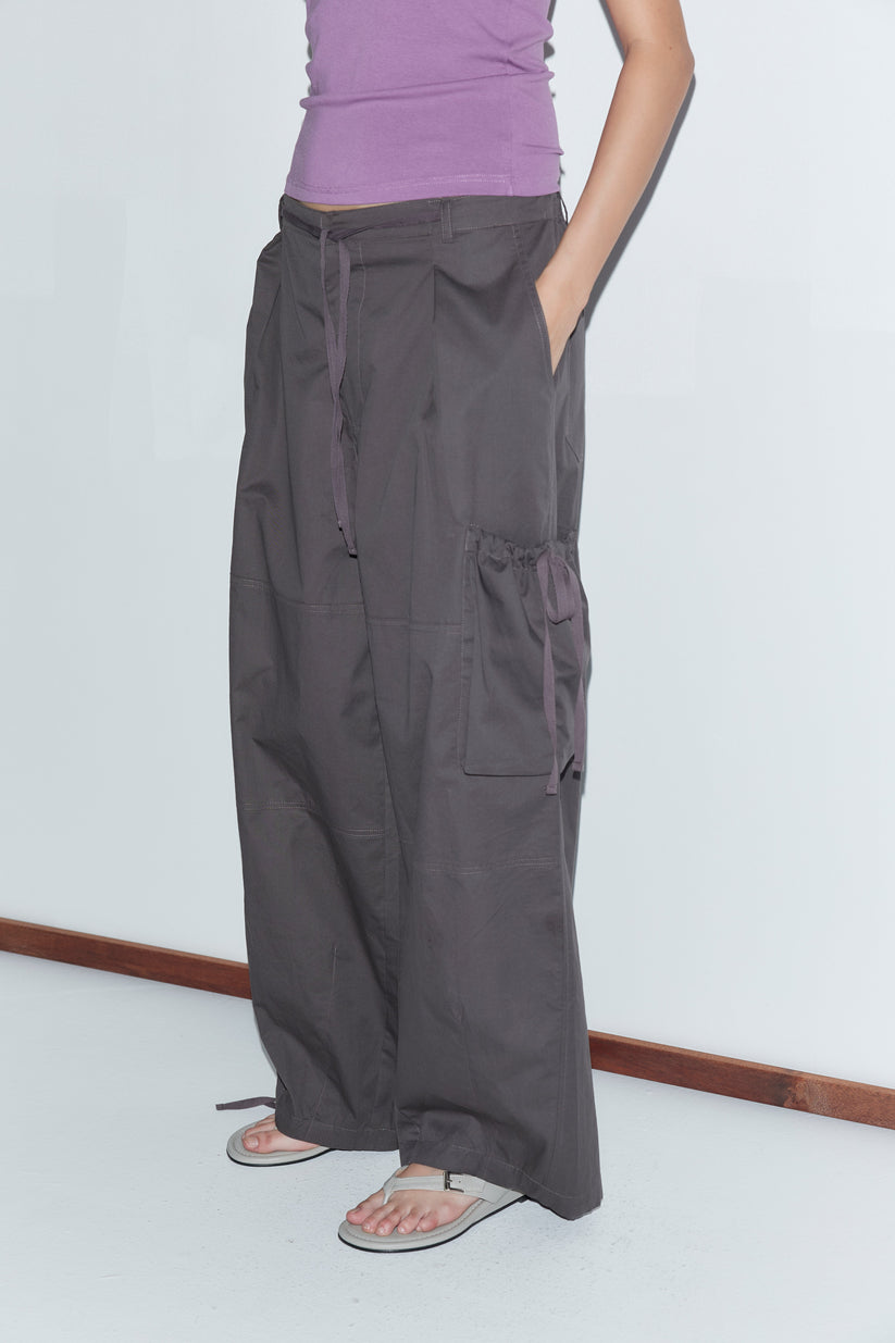 Deiji Studios Cargo Pant in Carob