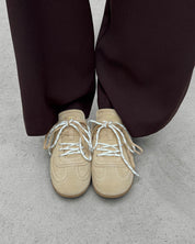 Alohas Tb.24 Suede Beige Leather Sneakers