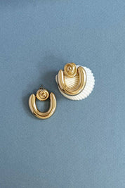 Gold Sabine Statement Earrings