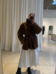 Vintage Brown Leather Jacket