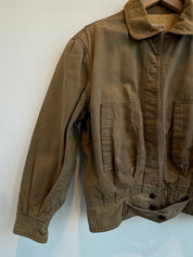 Vintage Bill Blass Cotton Crop Jacket