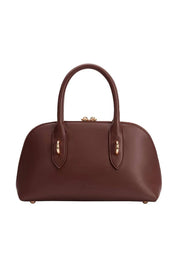 Rue Burgundy Vegan Top Handle Bag