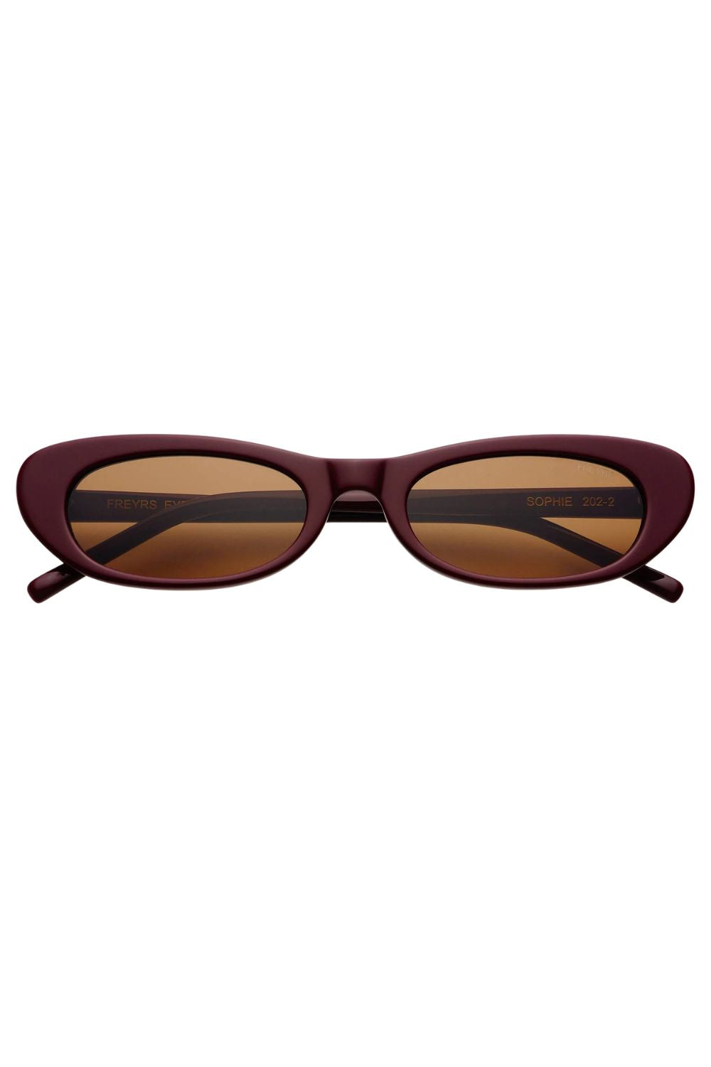 Sophie Cat Eye Sunglasses - Burgundy