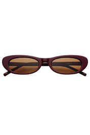 Sophie Cat Eye Sunglasses - Burgundy