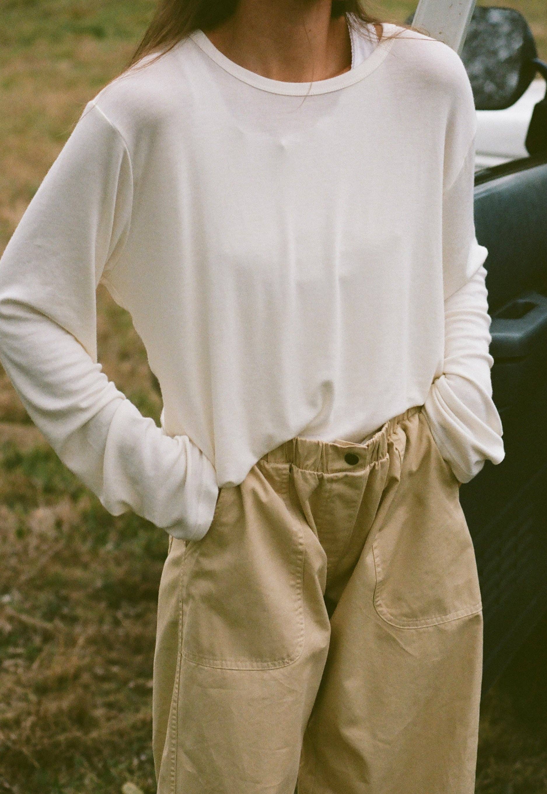 LA Relaxed Cream Cozy Tee