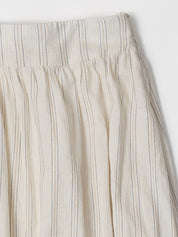 Striped Linen Joanne Midi Skirt
