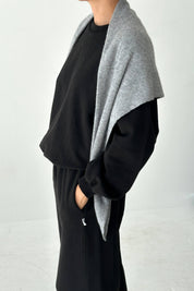 Le Bon Shoppe Grey Cashmere Shawl