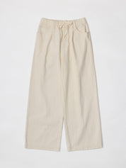 Cream Iris Cotton Pants