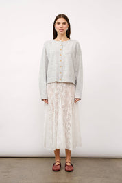 Philippa White Lace Maxi Skirt