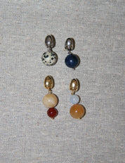 By Orly Stevie Mismatch Gemstone Dangle Earrings
