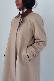 Khaki Corduroy Collar Raiden Coat