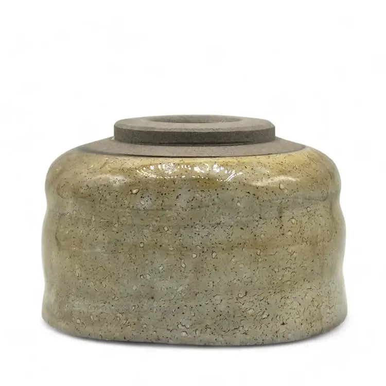 Oyu Yellow Glaze Japanese Matcha Bowl