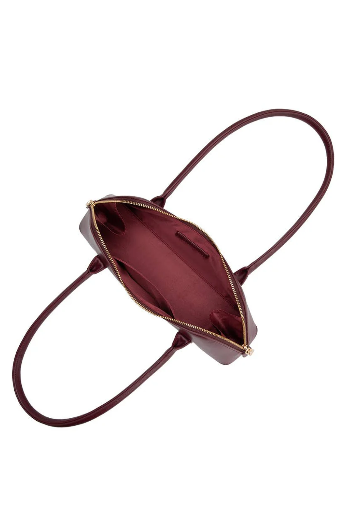 Dakota Burgundy Recycled Vegan Leather Shoulder Bag