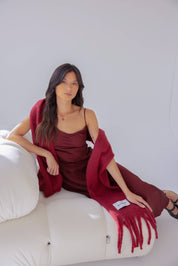 Burgundy Reykjavik Scarf