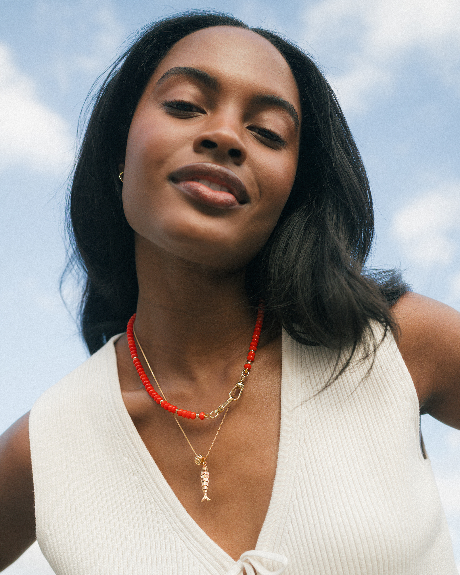 Gold Shia Fish Charm