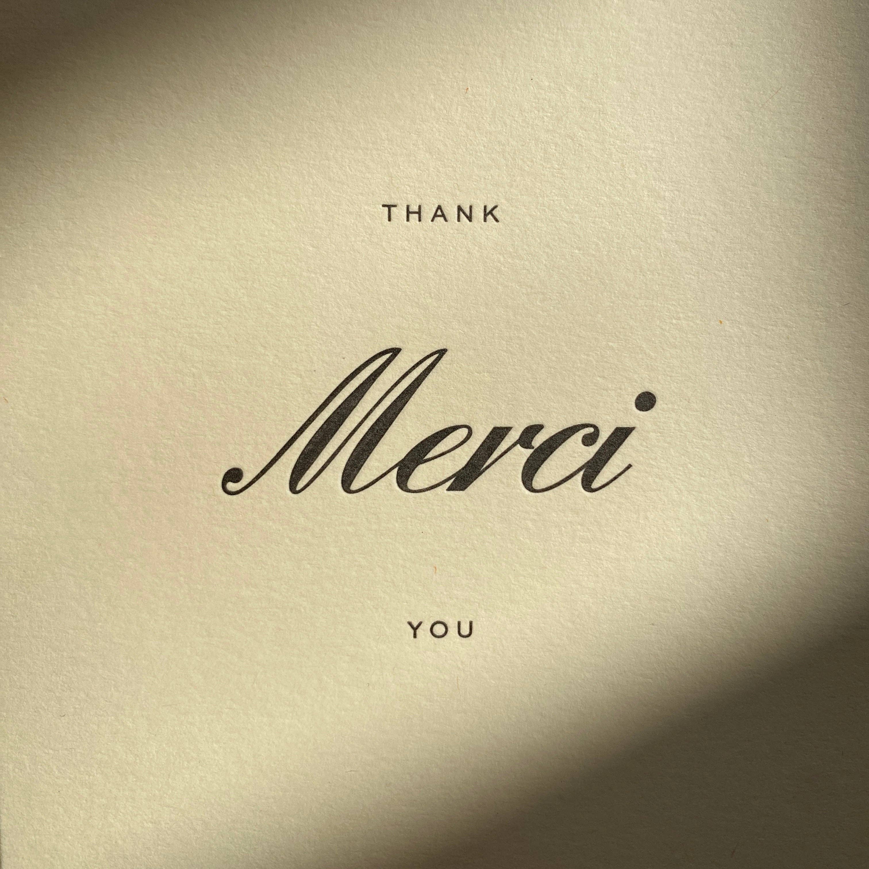 Jaymes Paper Merci Greeting Card - No. 15