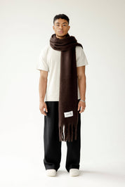 Ground Coffee Brown Reykjavik Scarf