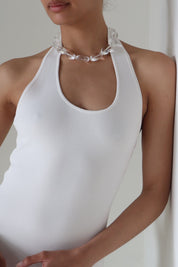 Mussels and Muscles Pebbles Necklace - Rock Crystal