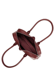 Tilda Burgundy Vegan Shoulder Bag